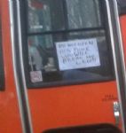 Salford Big Orange Bus Anti-Fracking Blockade 